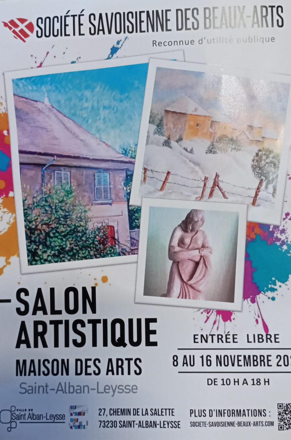 Salon Artistique — Maison des arts, Saint Alban Leysse (2025)